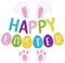Happy Easter Felt Banner – Egg-Themed Garland for Home & Party Decor